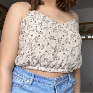Floral Cami Crop Top